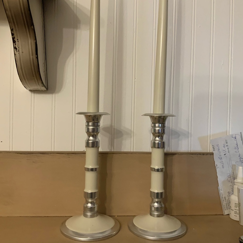 Chrome BUTAFLAME candle holder